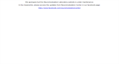 Desktop Screenshot of neuromodulationlab.org
